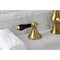 Kingston Brass KC7067PKL Duchess Widespread Bathroom Faucet W/ Brass Pop-Up, Brass KC7067PKL - alternate 2